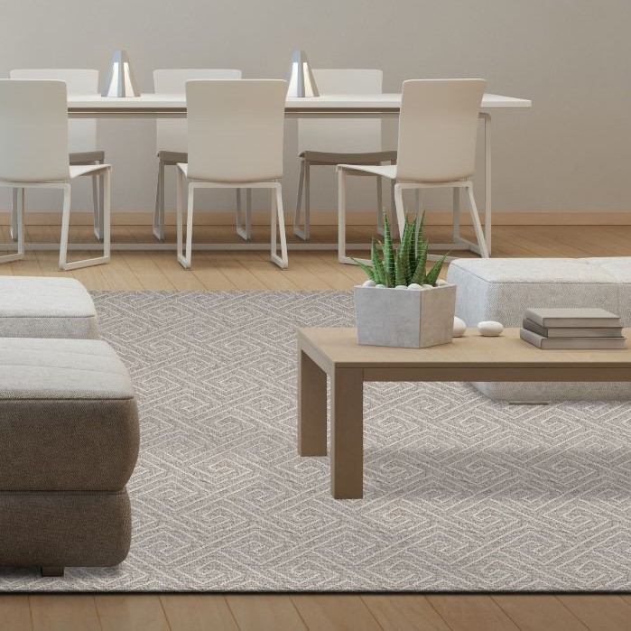 designer carpet in living room with luxury hardwood flooring 